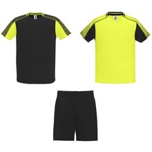 Conjunto Deportivo Unisex 3 Piezas AMARILLO FLUOR/ NEGRO 12