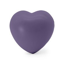 Corazón Antiestrés de PU Morado