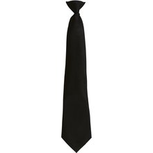 Corbata con clip lavable Negro