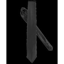 Corbata de poliéster satinado Black