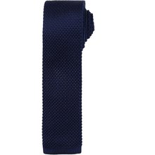 Corbata de punto Azul