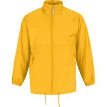 Cortaviento hombre con capucha Amarillo XL