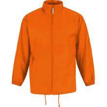 Cortaviento hombre con capucha Naranja M