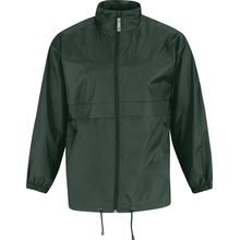 Cortaviento hombre con capucha Verde XL