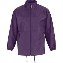 Cortaviento hombre con capucha Violeta S