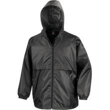 Cortavientos impermeable Negro M