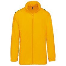 Cortavientos plegable para bolsillo unisex Amarillo 3XL