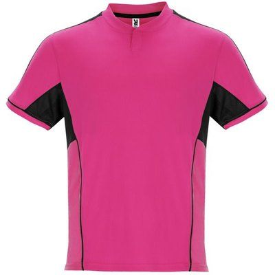 Conjunto camiseta cuello mao y pantalón ajustable FUCSIA/NEGRO 8