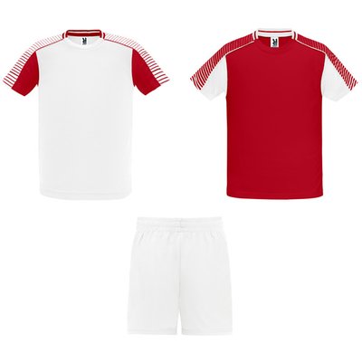 Conjunto Deportivo Unisex 3 Piezas Blanco/rojo XL