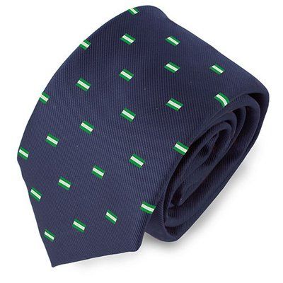 Corbata con bandera de Andalucía