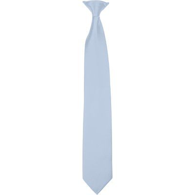 Corbata con clip Sky Blue