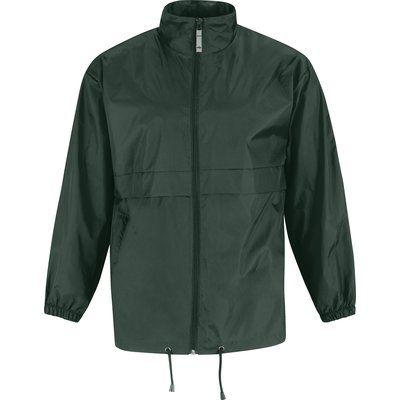 Cortaviento hombre con capucha Bottle Green 3XL