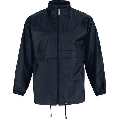 Cortaviento hombre con capucha Navy L