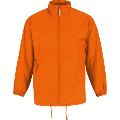 Cortaviento hombre con capucha Orange L