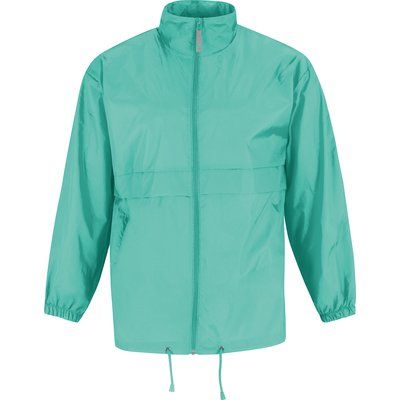 Cortaviento hombre con capucha Pixel Turquoise L