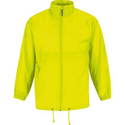 Cortaviento hombre con capucha Ultra Yellow S