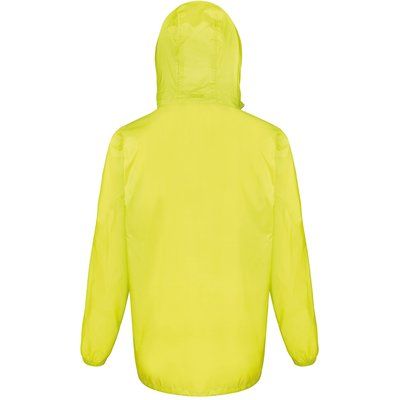 Cortavientos ligero impermeable Lime / Royal XS