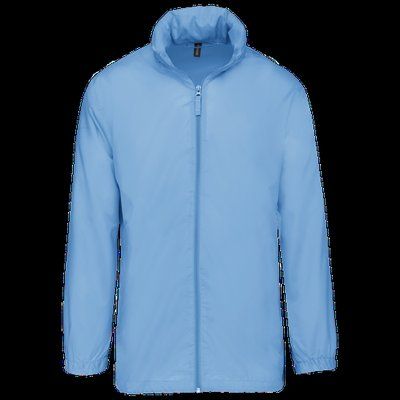 Cortavientos plegable para bolsillo unisex Sky Blue XXL