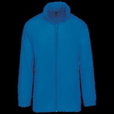 Cortavientos plegable para bolsillo unisex Tropical Blue 3XL