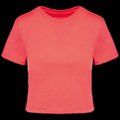 Crop top chica corte recto Coral M