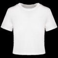 Crop top chica corte recto White XXL