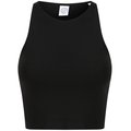 Crop Top negro Negro M