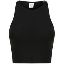 Crop Top negro Black XS