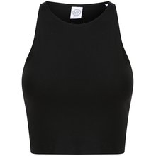 Crop Top negro Negro L