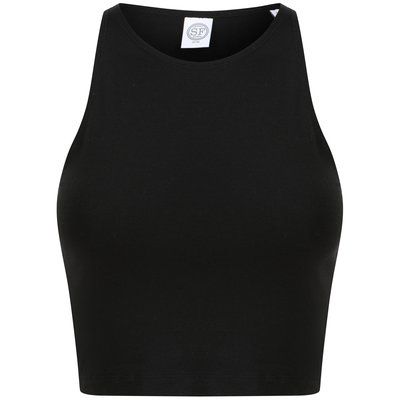 Crop Top negro Black XL