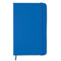 Cuaderno A6 Rayado Suave PU Azul Royal