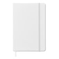 Cuaderno A6 Rayado Suave PU Blanco