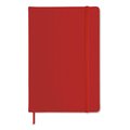 Cuaderno A6 Rayado Suave PU Rojo