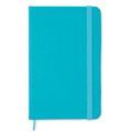 Cuaderno A6 Rayado Suave PU Turquesa