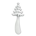 Cuchillo Queso Forma Árbol Navidad Plata