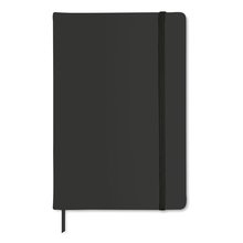 Cuaderno A6 Rayado Suave PU Negro