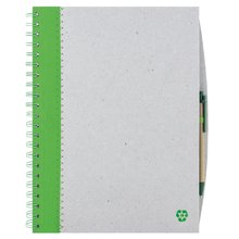 Cuaderno Cartón 90H A4 con Bolígrafo Verde