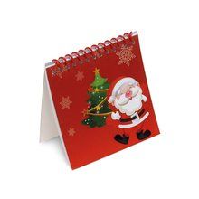 Cuaderno para colorear navideño Rojo