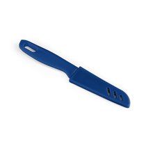 Cuchillo de acero inox y funda Azul Royal