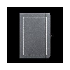 Cuaderno A5 con Tapa de Piel Reciclada | Delantera | 85 x 120