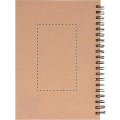 Cuaderno ecológico de cartón reciclado y con anillas 13x18,5 cm | BACK SCREEN