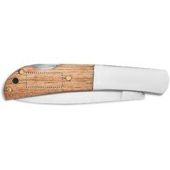 Cuchillo plegable con mango de acacia | LEFT HANDED WOOD