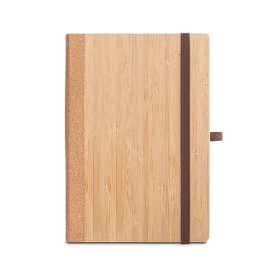 Cuaderno A5 de bambú y corcho