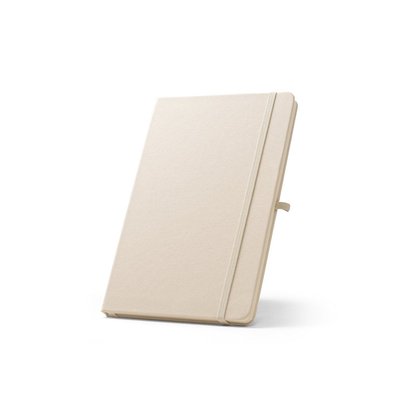 Cuaderno A5 rPET con páginas rayadas Blanco pastel