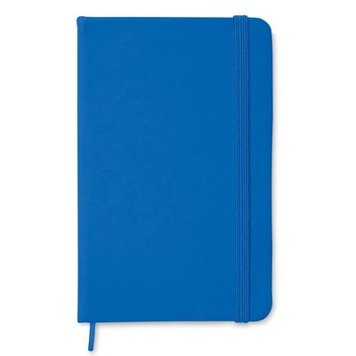 Cuaderno A6 Rayado Suave PU Azul Royal