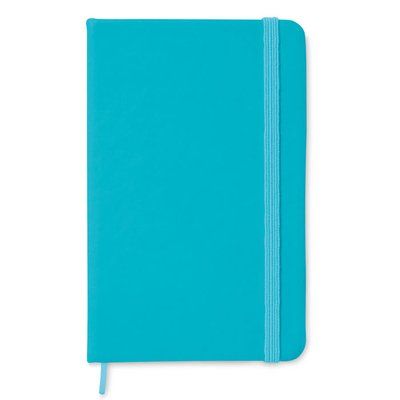 Cuaderno A6 Rayado Suave PU Turquesa