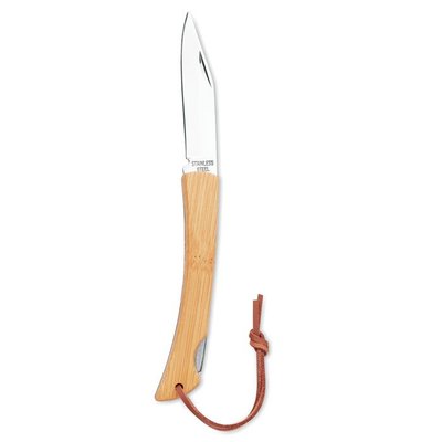 Cuchillo inox Plegable de Bambú