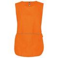 Delantal con bolsillo grande Orange S/M