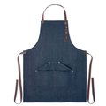 Delantal Denim Ajustable con Bolsillos