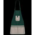 Delantal impermeable para jardinería Bottle Green / Beige