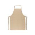 Delantal liso personalizable Beige